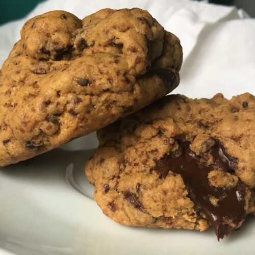 Whole Wheat Einkorn Chocolate Chip Cookies