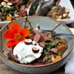 French Green Lentil and Butternut Squash Salad