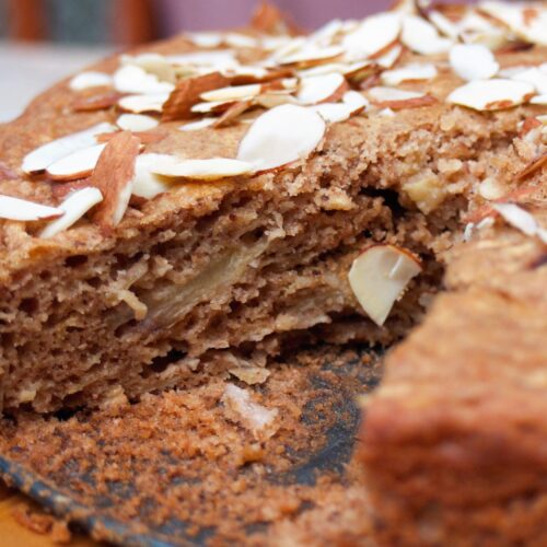 Paleo Cardamom Apple Cake