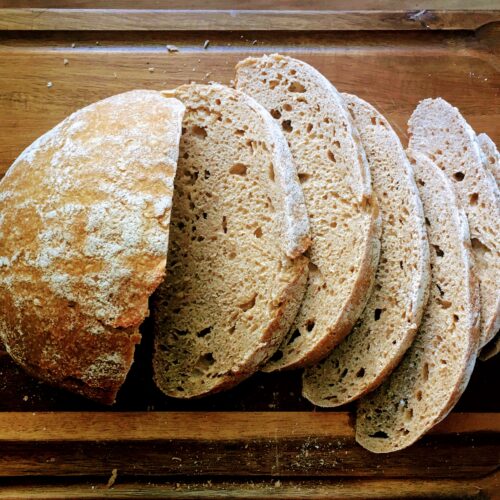Twenty Four Hour Sourdough Bread
