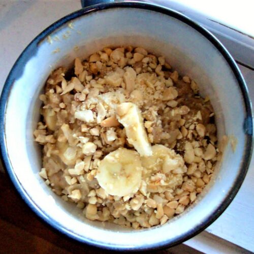 Peanut Butter Banana Oatmeal